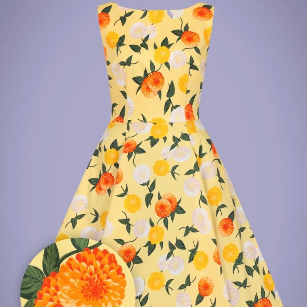 NWT Collectif Modcloth Frances Sunny Floral Swing Dress